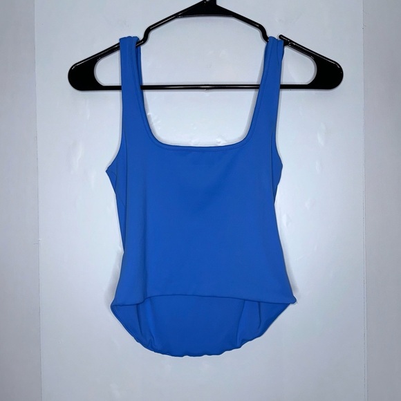 NWT Express blue body contour corset tank top size small - Picture 3 of 5
